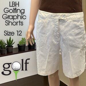 Lily's of Beverly Hills (LBH) Women’s Golf Shorts with Tee’d Up Ball Graphic